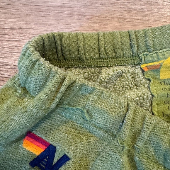 Aviator Nation 5 Stripe Joggers in green - Picture 3 of 6